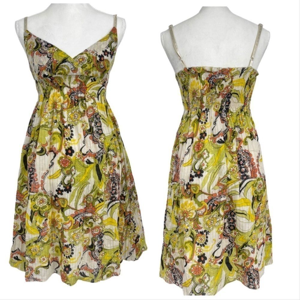 Vanity boho stretch waist sequined sundress